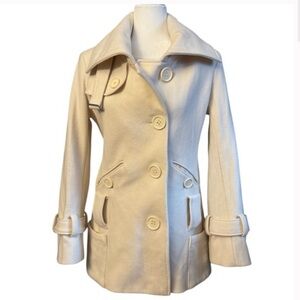 Cream Pea Coat